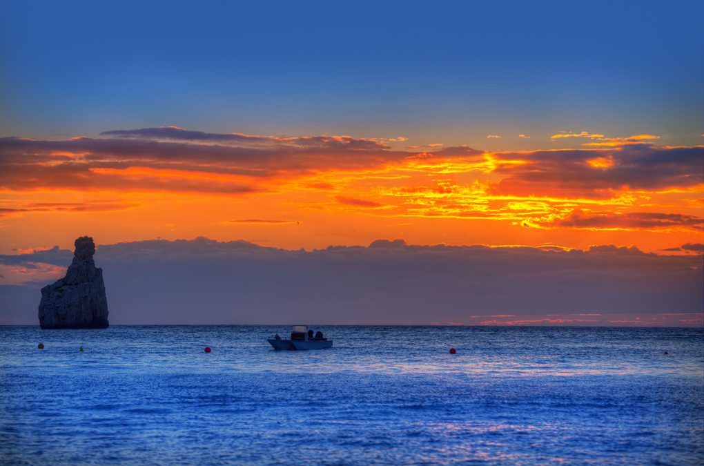 ibiza cala benirras sunset