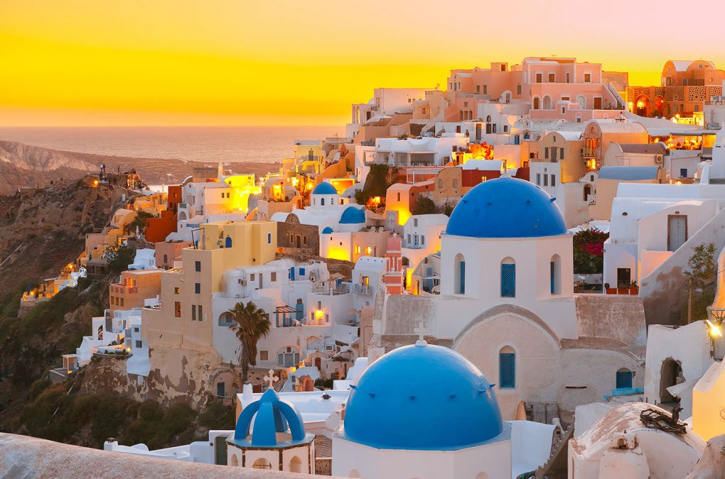 santorini in spring