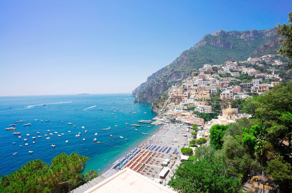 Amalfi coast panorama