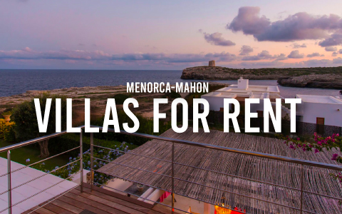 villas for rent on Menorca near Mahon