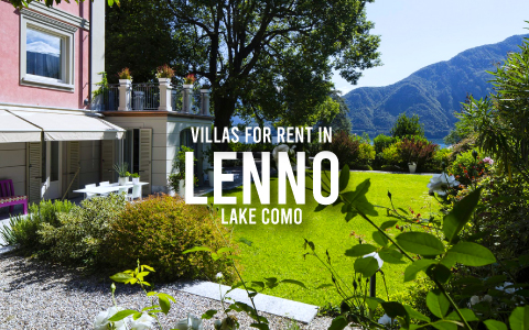 villas for rent near Lenno